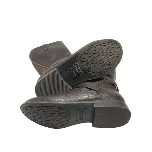 Michael Kors Big Girls Emma Claire Brown Tall Riding Boots size 5 youth brown - Picture 8 of 8